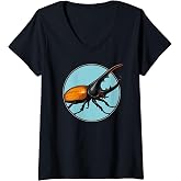 Womens Hercules Beetles Hercules Beetle V-Neck T-Shirt