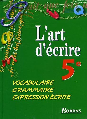 Download 5e. Vocabulaire, grammaire, expression écrite PDF