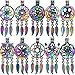 10X/lot Rainbow Dream Catcher Owl Leaves Animals Paw Elephant Insect Yoga Beads Cage Pendant Locket