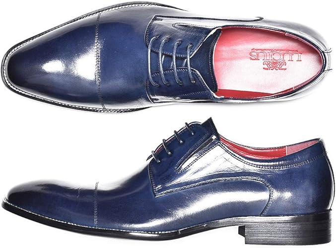 Amazon ルシウス ビジネスシューズ レースアップシューズ オックスフォードシューズ メンズ 革靴 紳士靴 本革 牛革 レザー 何種類もの中から選べる Bzb014 ビジネスシューズ