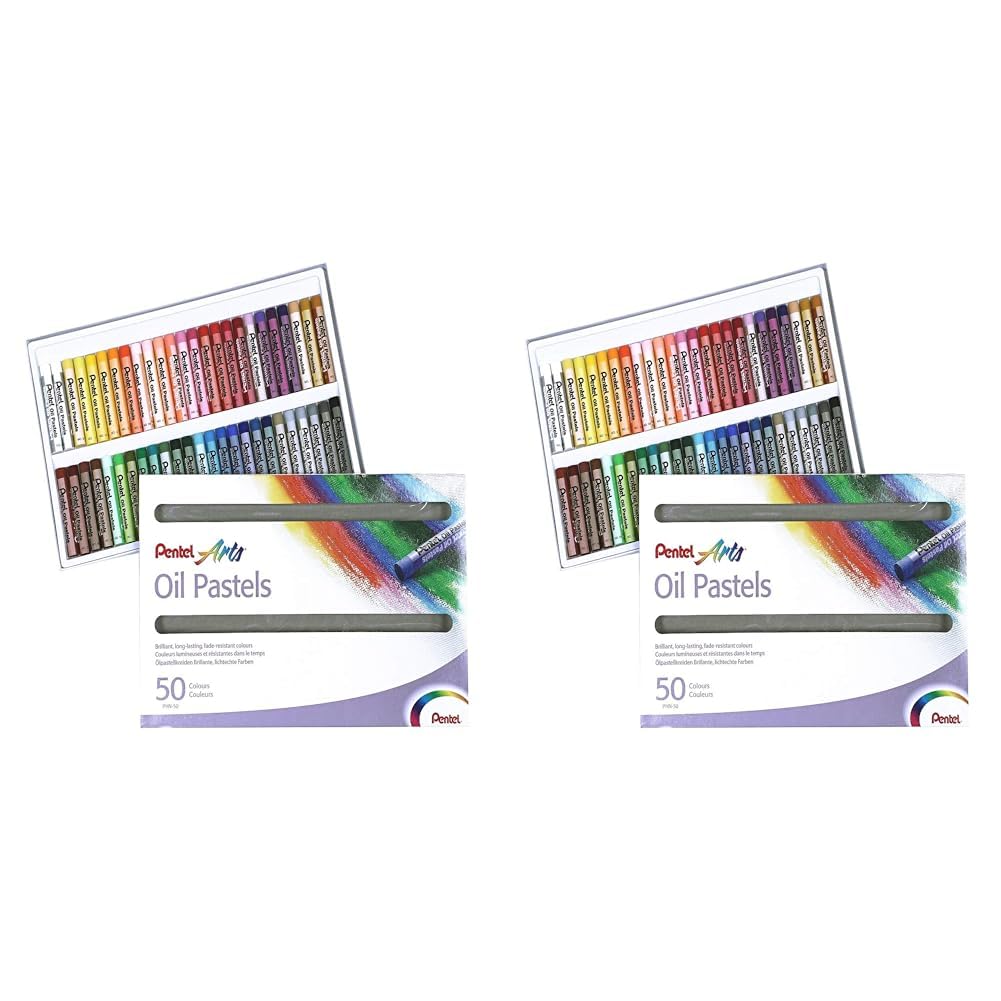 Pentel PHN4-50 Oil Pastels - Pack of 100