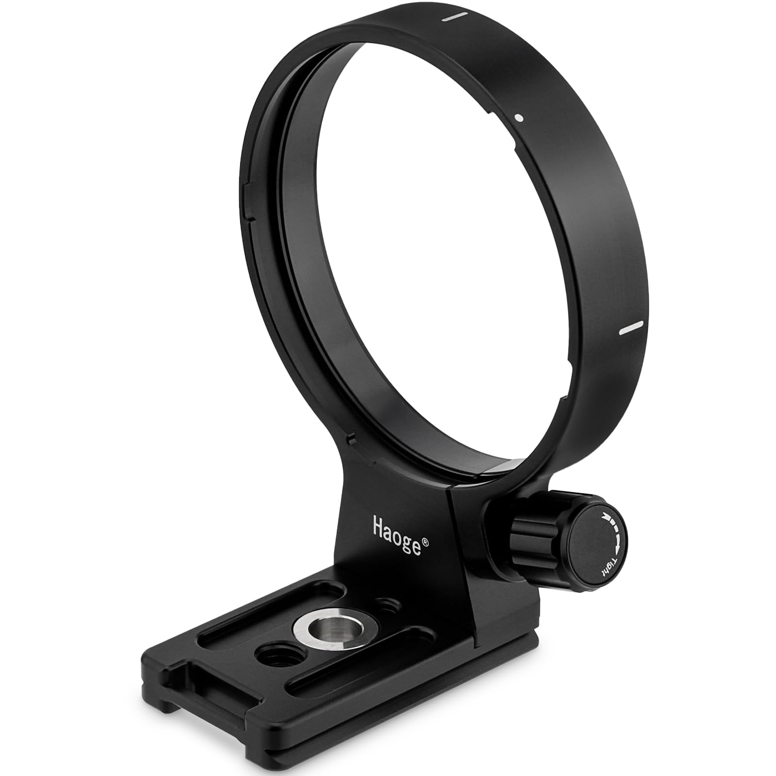 Haoge LMR-SM140S Tripod Mount Ring for Sigma 100-400mm F5-6.3 DG DN OS Lens Sony E Mount,Fuji X Mount,L Mount and 105mm F1.4 Art Lens Collar Replacement Foot Stand Base Built-in Arca Swiss Type Plate