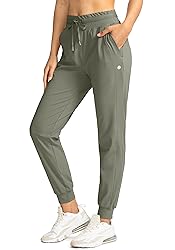G Gradual Women's Joggers Pants with Zipper Pockets