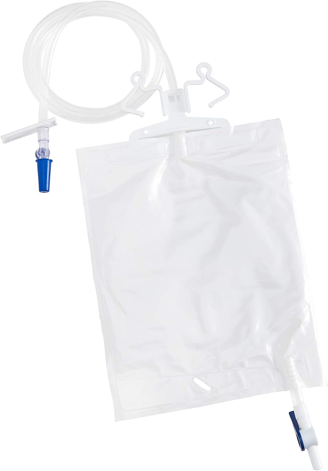 10pcs Pack of 2000ml Urine Drainage Bag with Integrated Bag Hanger and Lever Tap, Sterile Catheter Night Bags - Image 5