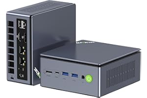 GMKtec Mini PC Gaming, AMD Ryzen 7 PRO 6850U (8C/16T 4.70Ghz) Radeon 680M Desktop Computer Dual NIC LAN 2.5G, 32GB DDR5 +1TB 
