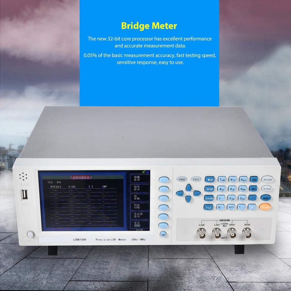 Digital LCR Meter, Benchtop Bridge Meter Capacitance Resistance