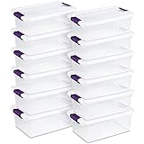 Sterilite 12-Pack 15 Quart ClearView Latch