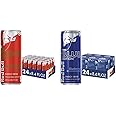 Red Bull Red Edition Watermelon and Blue Edition Blueberry Energy Drinks, 8.4 Fl Oz, 24 Cans