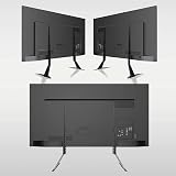 Suptek Universal TV Stand 65 inch Height Adjustable VESA 75x75 to 800x500 view 9