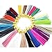 PAMIR TONG 30pcs Faux Leather Tassel For Keychain with Gold Caps Faux Suede Tassel Charm for Lanyard Straps DIY Tassel Charms for Rubber Beads Keychain-Jewelry Making-Handbags-Purse Decorations