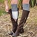 FAYBOX Leg Warmers Women Boot Cuffs Short Boot Cover Toppers 1/3/4Pairs