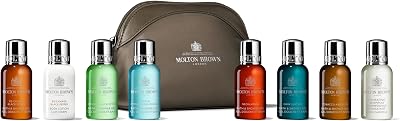 Molton Brown Classic Explorer Men's Body Hair Care Mini Travel Gift Set Bag