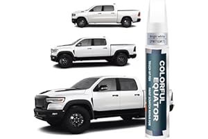 SNSIR Bright white(PW7/GW7) Touch Up Paint Compatible with Dodge Ram, Car Paint Pen Scratch Repair Two-In-One Touch Up Paint, Premium Car Scratch Remover for Deep Scratches