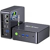 GMKtec G11 Mini PC AMD Ryzen Embedded R2514 (Beats 4300U/N150) | 16GB Dual DDR4 256GB NVMe SSD/ Dual RJ45 2.5G WiFi6E BT5.2/ USB3.2 HDMI AMD Radeon Graphic Desktop Mini Computers