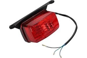 WIKIBB Brake Light ATV Taillight Include Bracket Compatible with Yamaha BANSHEE 350 Warrior BLASTER 200 YFS200 GRIZZLY 125 660 ATV UTV & More Models