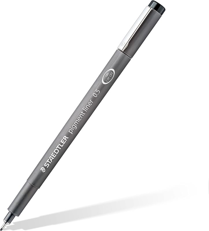 Pigment Liner 308 Design Journey - Blister 3 Feutres Noirs Pointe Calibrée 0,1/0,2/C2 + 8323-11 + 8323-81