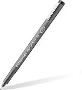 Staedtler 308 SB6P Pigment Liner Fineliner Set 4 + 2 Free Black view 3