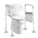 Stand Alone Toilet Safety Rail - Adjustable