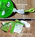 Reusable Food Pouches with Double Zipper, 8 Pack, 5oz, Extra: 2 Brushes & 2 Spare Caps
