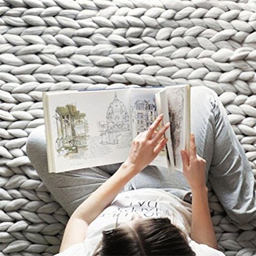 DIY Craft Thread Crochet Cashmere Yarn, Super Soft Warm Wool Sewing Knit Rugs for Parents, Friends or Partner