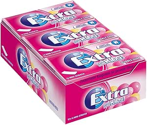 Wrigleys Chicles Extra para Niños, 12 Paquetes de 14 Mini-Tiras: Amazon.es: Hogar
