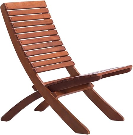 Amazon Com Arboria Folding Outdoor Wood Chair Eucalyptus