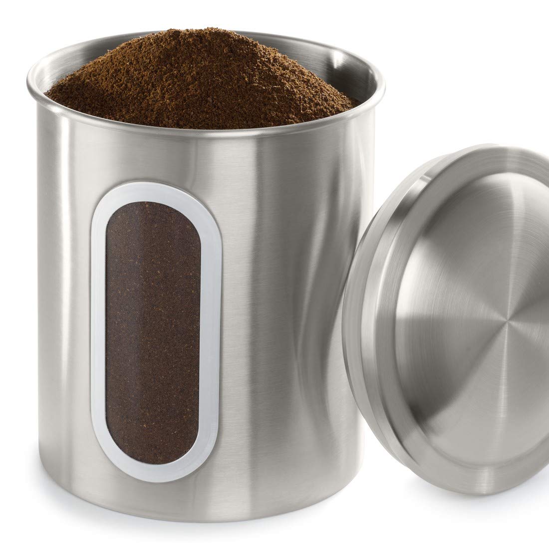 Xavax | Stainless Steel Container for 500 g Coffee Beans, Silver
