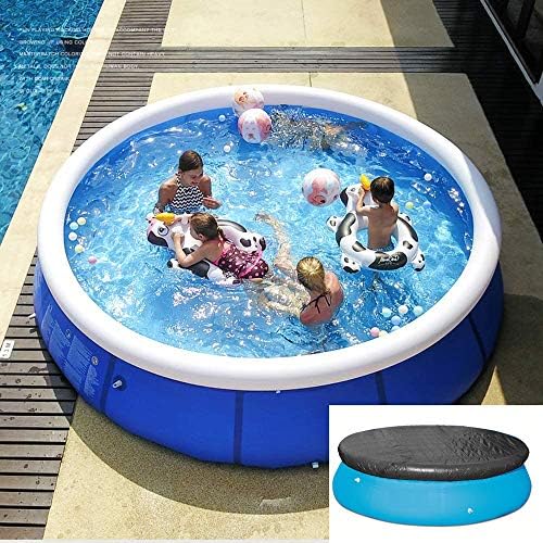 Y&C Family Above Ground Swimming Pools Inflatable Pools for Backyard/Outside, Portable Blow Up