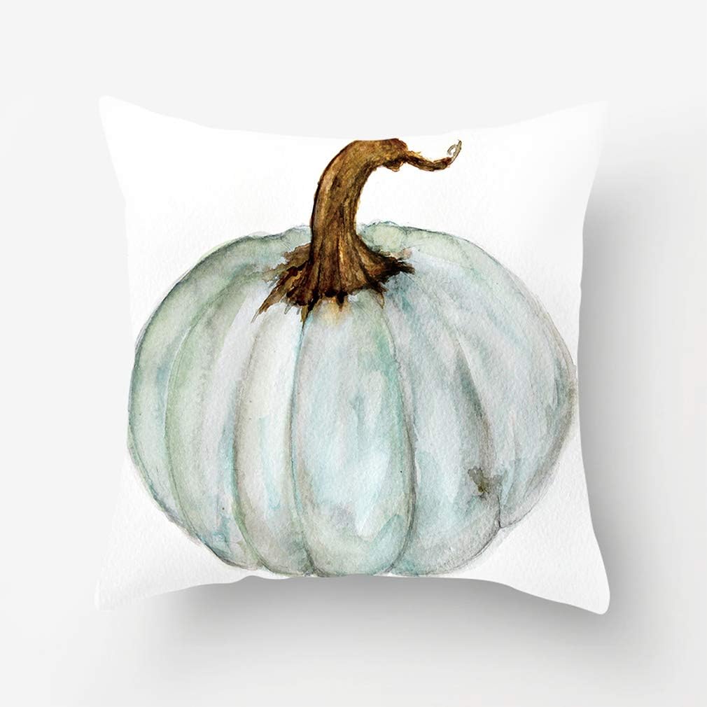 PSDWETS Autumn Decorations Pumpkin Pillow Covers Set of 4 Fall Decor Grateful Thanksgiving Throw Pillow Covers Cushion Cover 18 X 18: Home & Kitchen
