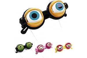 SEESE TOOL Seese Crazy Eyes Glasses, Blinking & Winking Googly Eye Glasses for Shows & Parties, Funny Halloween Costume Accessories