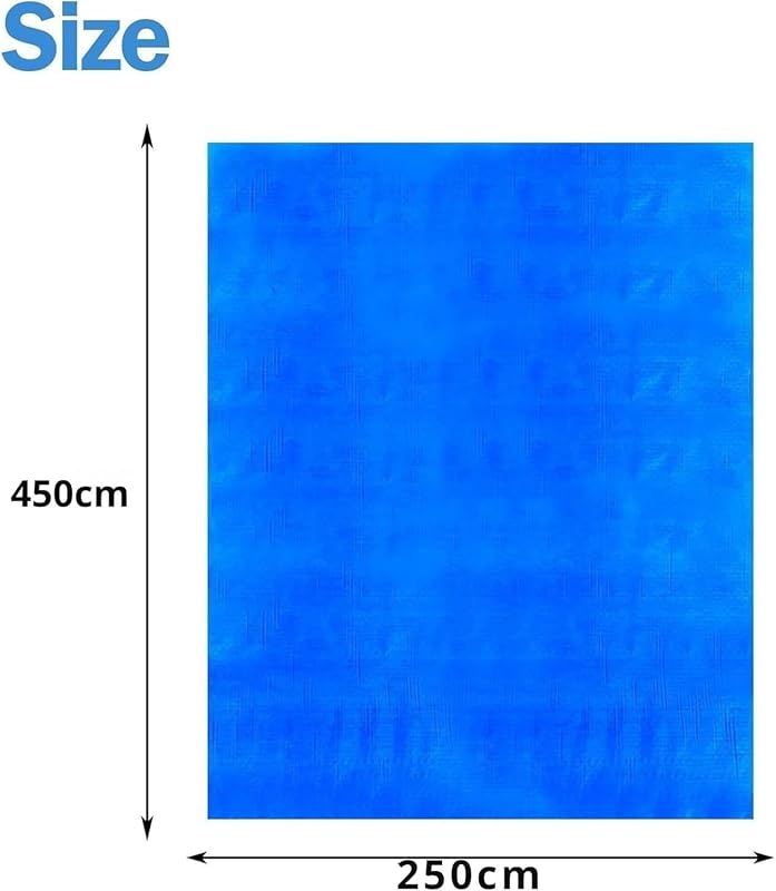 Telo Sotto Piscina Fuori Terra. Tappeto Per Giardino. Quadrata. Base Protezione. (400x400 cm)