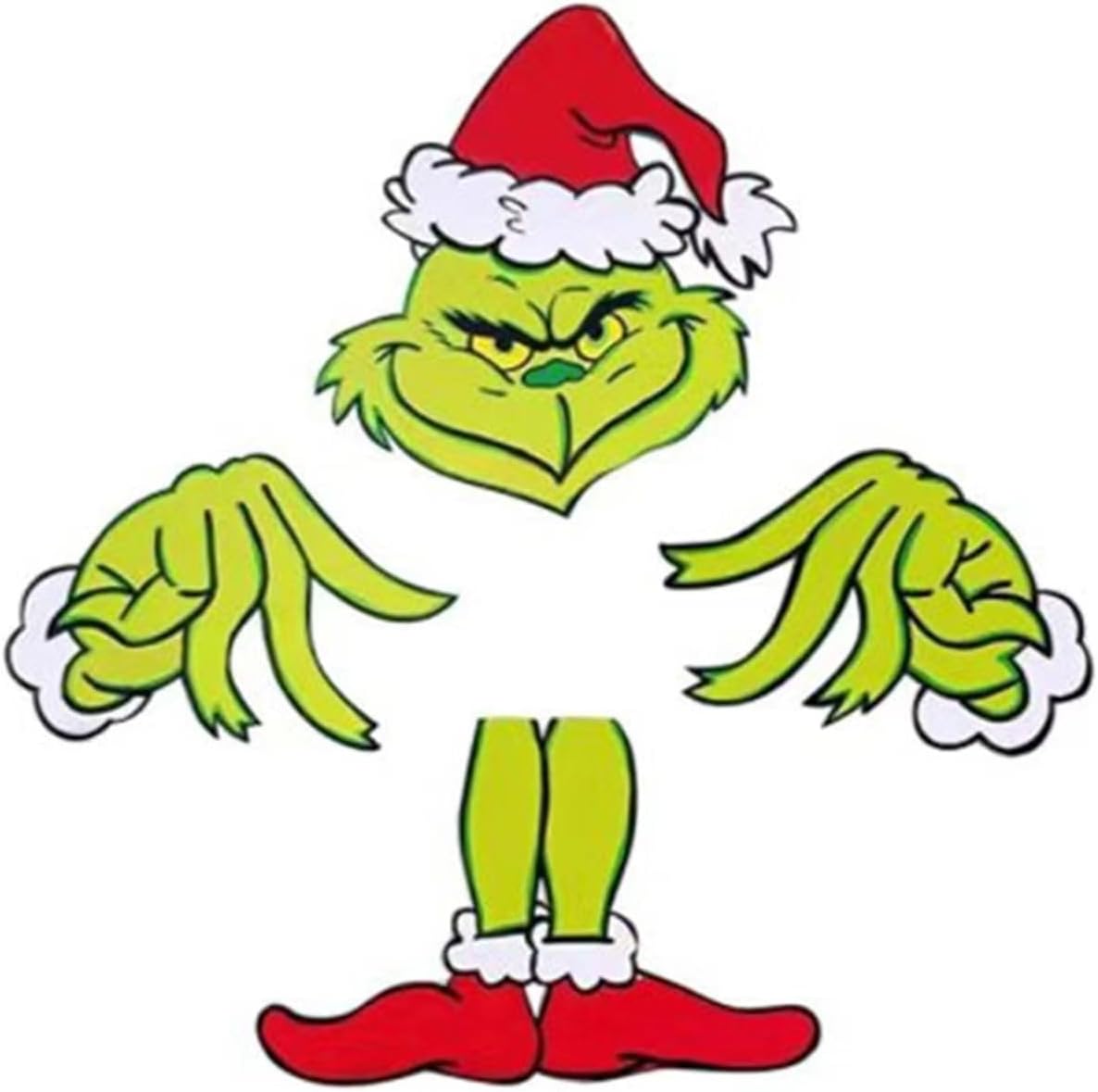 Tree Toppers - Large Size Christmas Tree 𝐆rinch Decorations Creative Christmas Ornaments ，Elf Legs for Christmas TreeC Topper，Hand and Leg Decor Ornaments Holder for Christmas Party