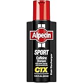 Alpecin CTX Sport Caffeine Shampoo 8.45 fl oz Hair Growth | With biotin, niacin, castor oil, taurine | promotes hair growth &amp; thickness | for an active lifestyle