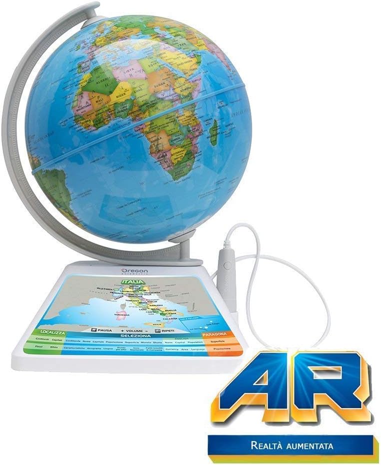 oregon scientific interactive smartglobe adventure sg268rx