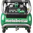 Metabo HPT 36V MultiVolt Cordless Air Compressor | Tool Only, No Battery | Brushless Motor | 135 Max PSI | 2-Gallon Capacity | 27.3 Lbs. | Optional AC Adapter | EC36DAQ4 Green