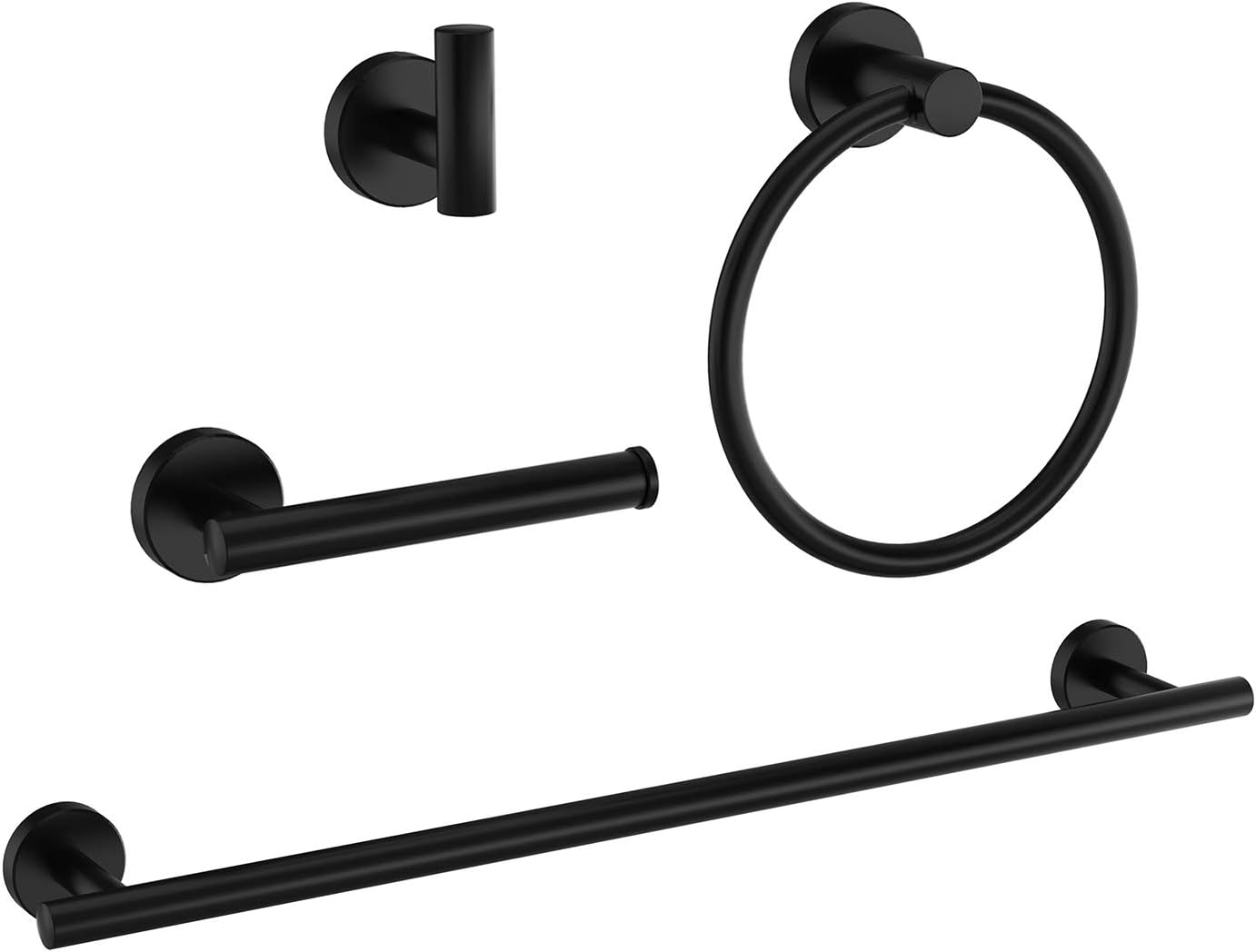 MARMOLUX ACC 4Piece Bathroom Hardware Set Hand Towel Bar