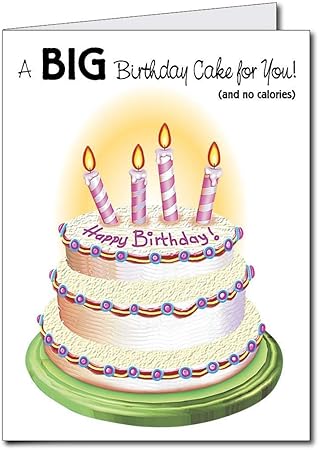 Amazon Victorystore ジャンボグリーティングカード 巨大なバースデーカード 誕生日ケーキ 3フィート X 4フィート 封筒付き グリーティングカード 文房具 オフィス用品