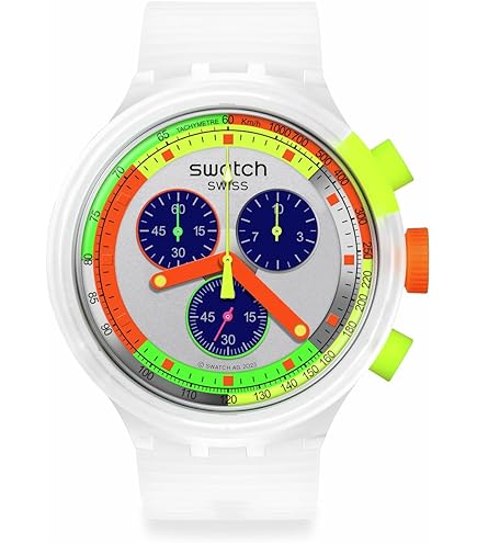 Amazon.com: Swatch Big Bold Chrono Unisex Watch Casual Plastic