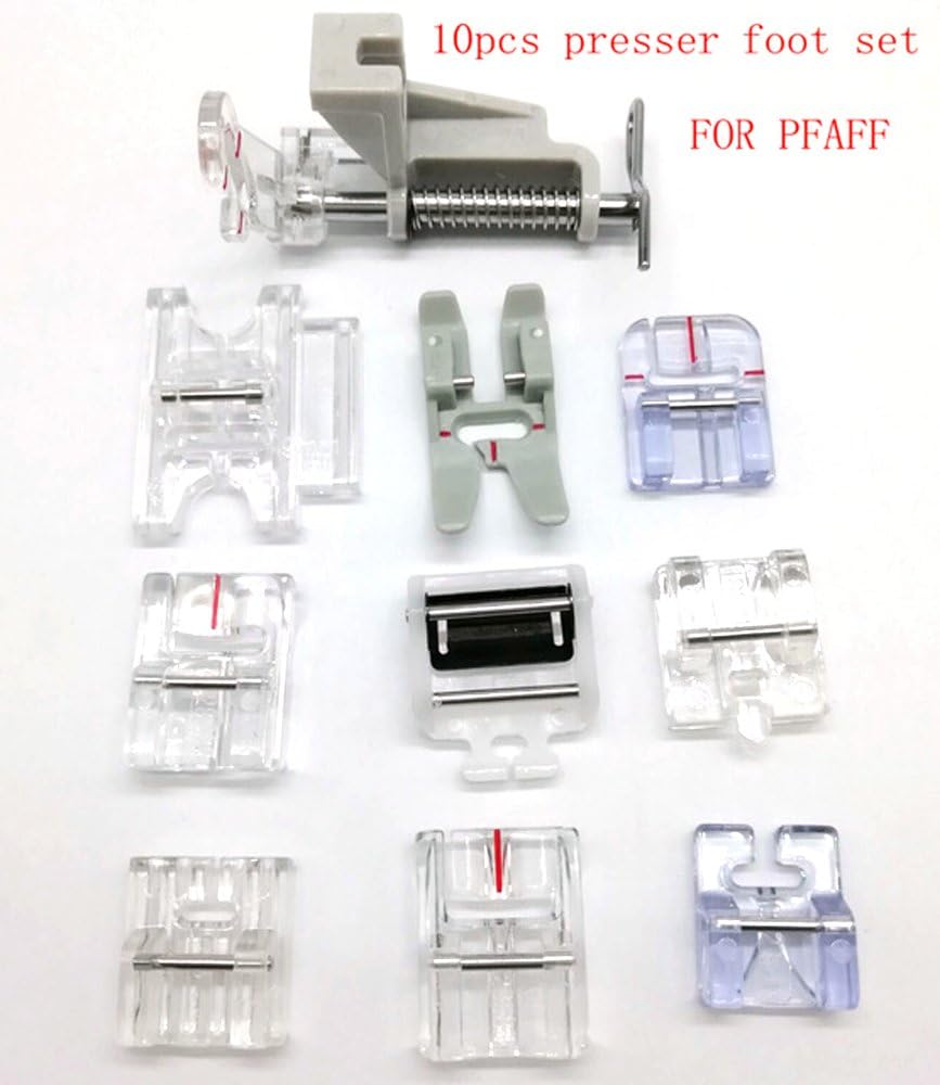 HONEYSEW Invisible Zipper Foot Knit Edge/Pintuck/Applique Presser Feet