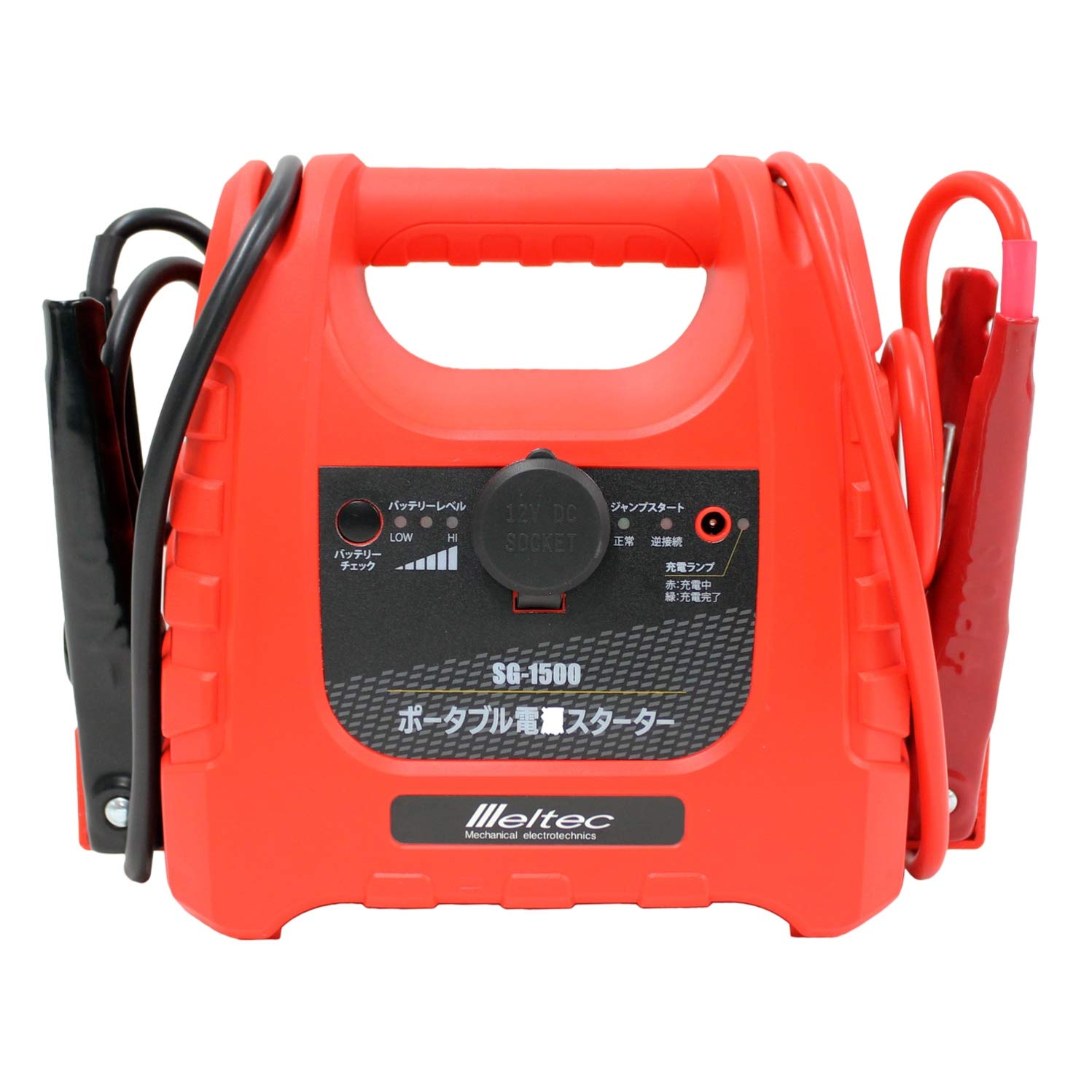 メルテック ポータブル電源スターター コンパクトタイプ DC12Vソケット1口 スターター出力:300A バッテリー容量:7Ah Meltec SG-1500商品画像