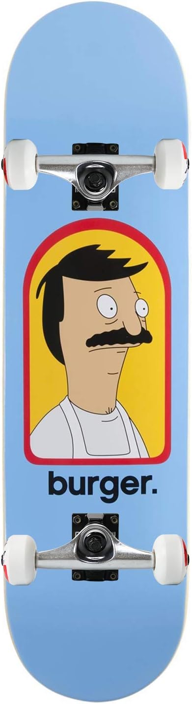 Habitat Skateboard Complete Bobs Burgers Sml 8.0" Raw Trucks Assembled