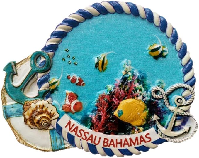 3D Nassau Bahamas North America Fridge Souvenir Gift