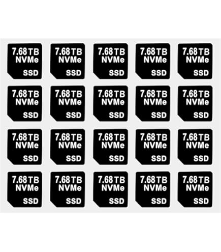 Amazon.com: 20PCS Capacity Sticker Label for Hard Drive Tray Caddy