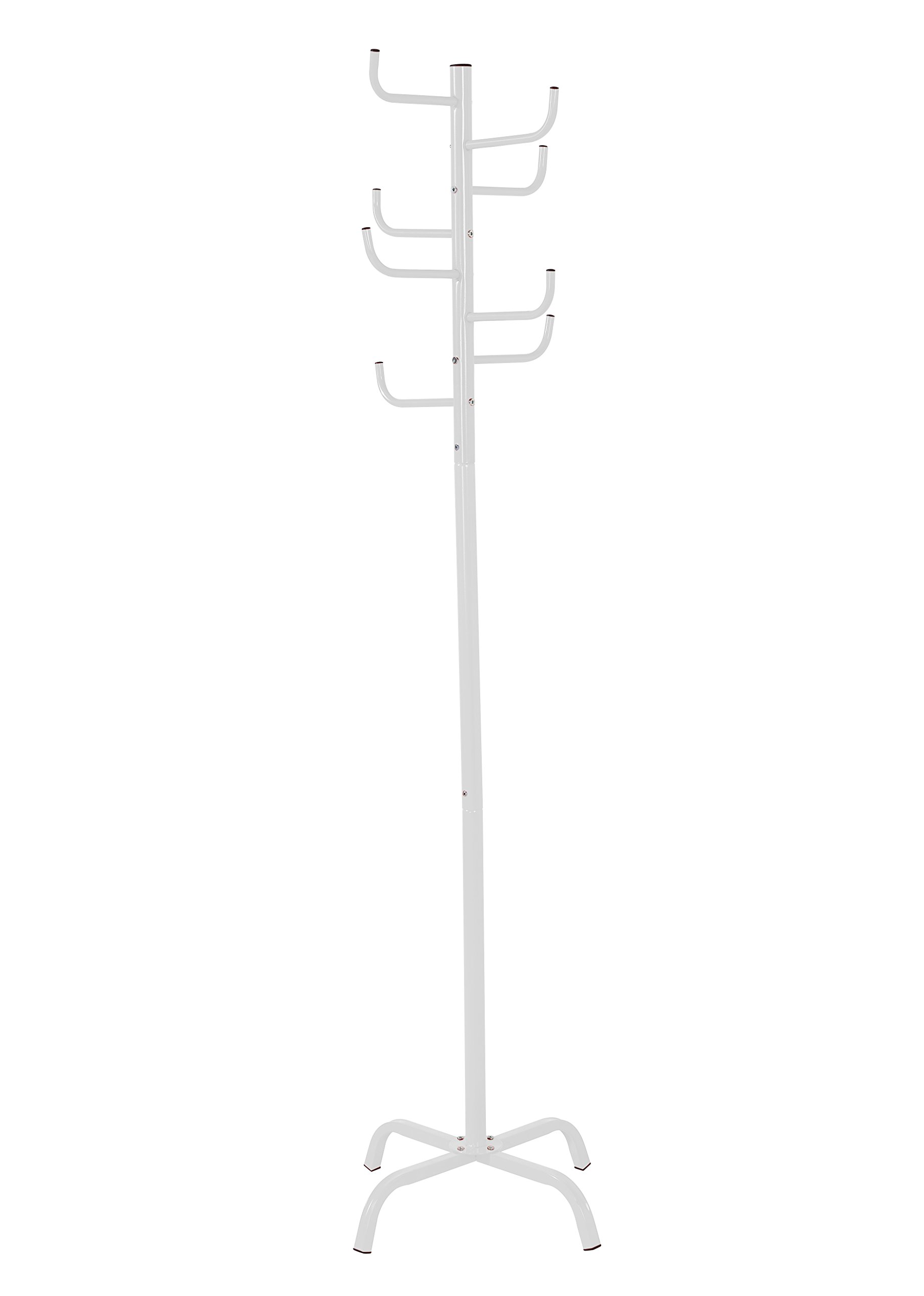 King Home a1007614 Coat Hook Painted Steel White 50 x 50 x 175h