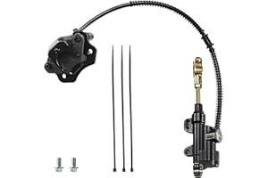 PRO BAT Mini ATV Rear Brake Kit with Master Cylinder Caliper Assembly for 50cc 70cc 90cc 110cc 125cc Chinese Quad Taotao Cool
