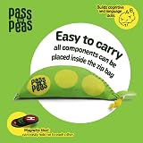 entertoyment Pass the Peas Magnetic Word Game in Pea Pod Case Fast Rounds view 2