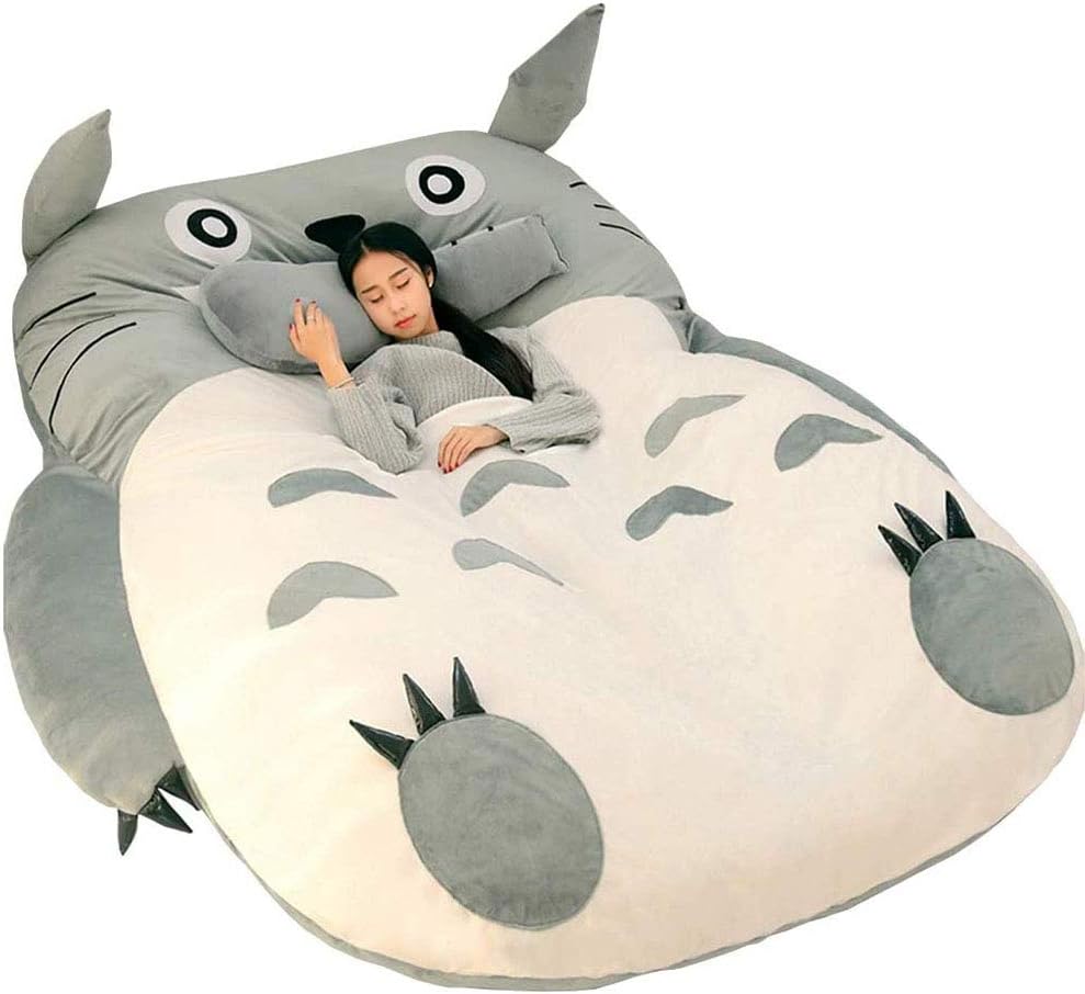 Amazoncom Vivicl Tatami Mattress Totoro Sleeping Bag Breathable Sofa Bed For Children Lovely Creative Dormitory Mattress Foldable Small Bedroom Sofa Bed Chair