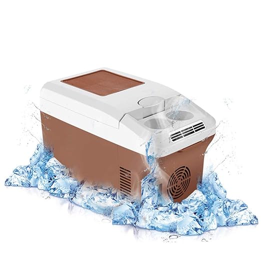 Mini nevera portátil de viaje, 15 L, apta para frío/calor ...