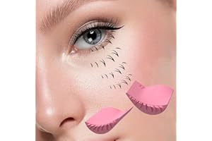 2-Pack Eyelash & Eyeliner Stamp (Left/Right Eye) - Lower Lash Stamp, Winged Eyeliner Stamp, Eyeliner Tool, Makeup for Beginne