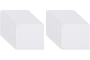 PATIKIL 120mm/4.7" PC Fan Dust Mesh, 24 Pack PVC Computer Cooler Dust Filter PC Case Dust Cover Grills for Computer Cooler Fa